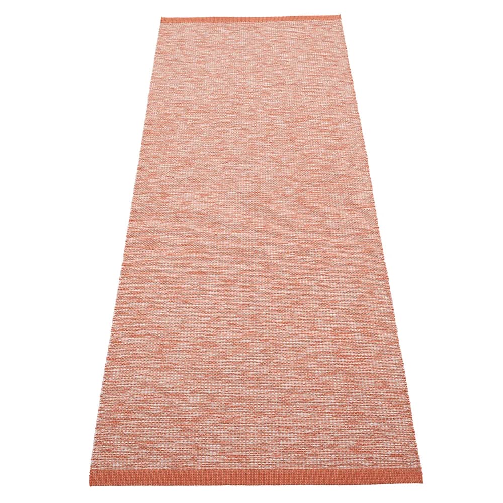 Pappelina, Sam teppich 70 x 225 cm Brick/Pale Rose