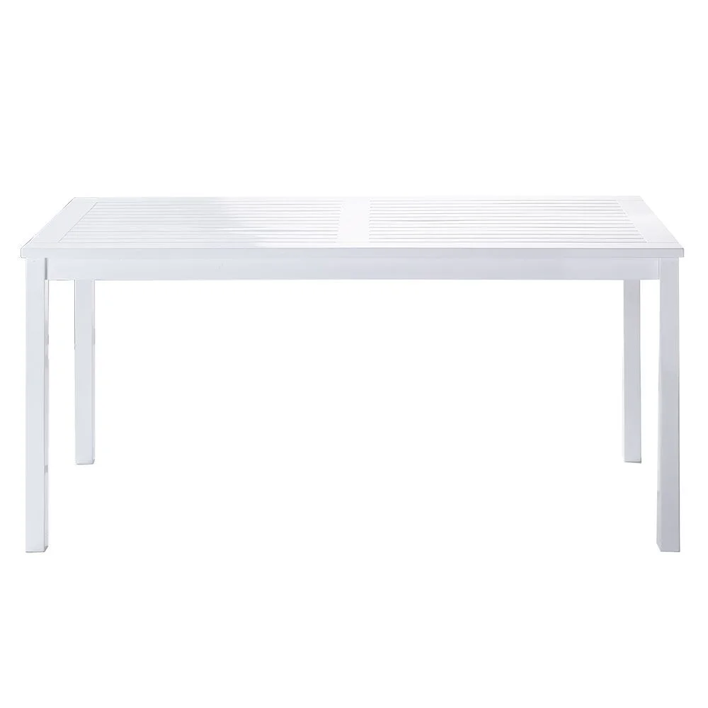 Cinas, Rosenborg Tisch 80x165 cm weiß