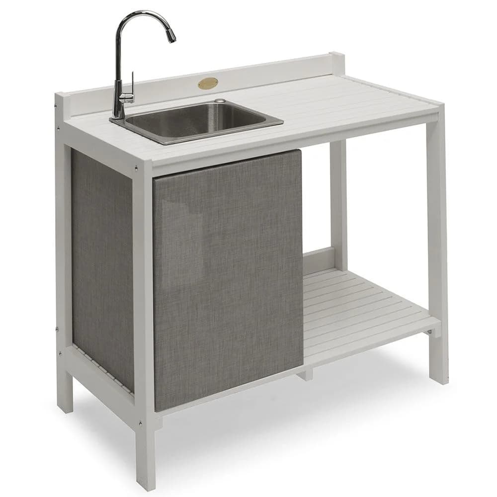 Hillerstorp, Läckö Outdoor-Küche Weiß