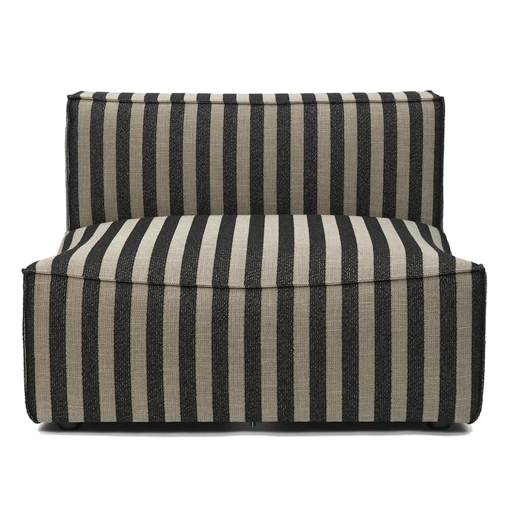 Ferm Living, Catena Sofa Center L100 - Louisiana - Sand/Black