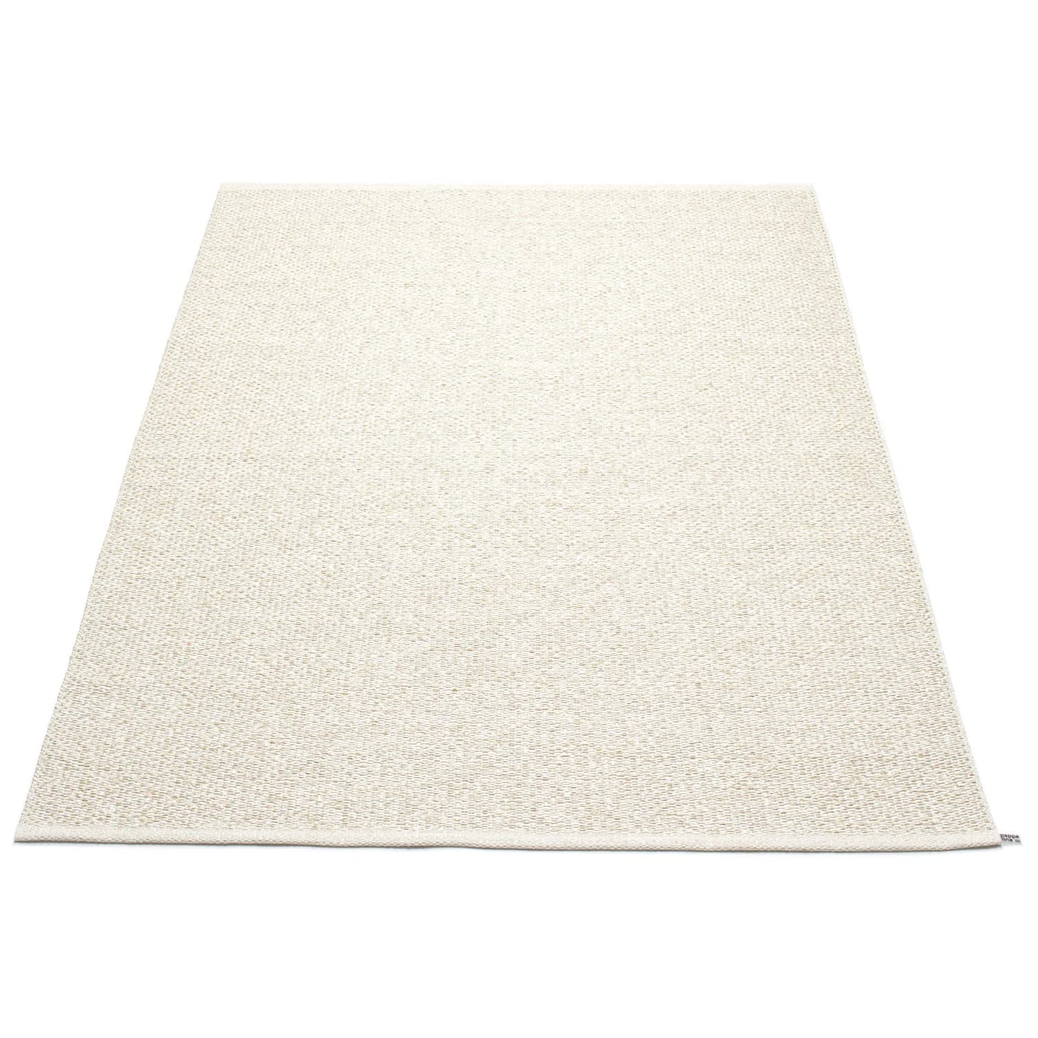 Pappelina, Svea Teppich 140x220 cm champagne metallic / vanilla