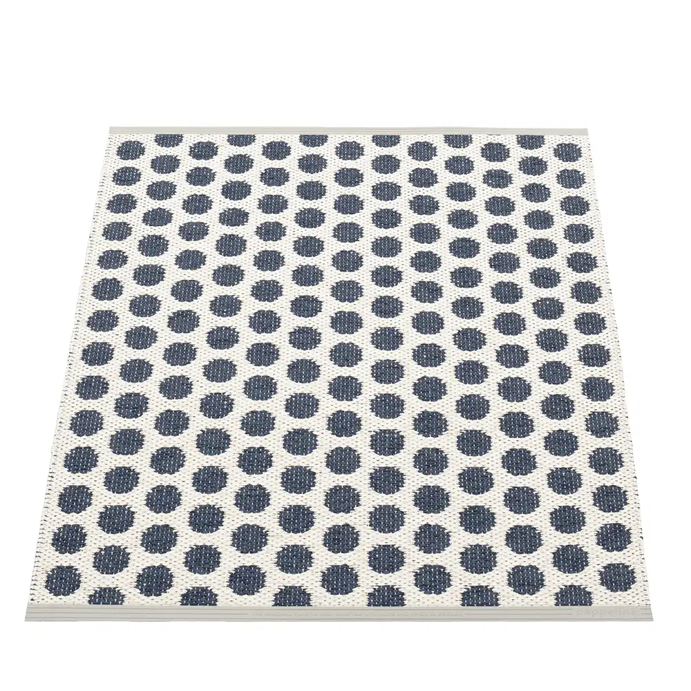 Pappelina, Noa Teppich 70x90 Dark Blue/Vanilla