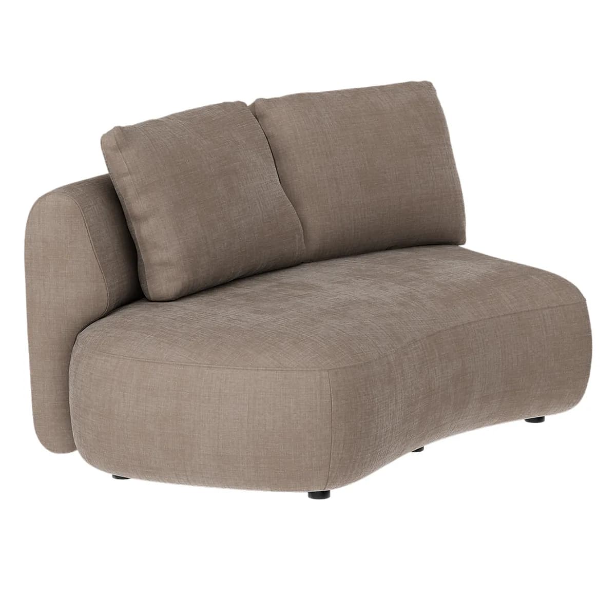 Artwood, Dixon 2-Sitzer Sektion links Gabby taupe