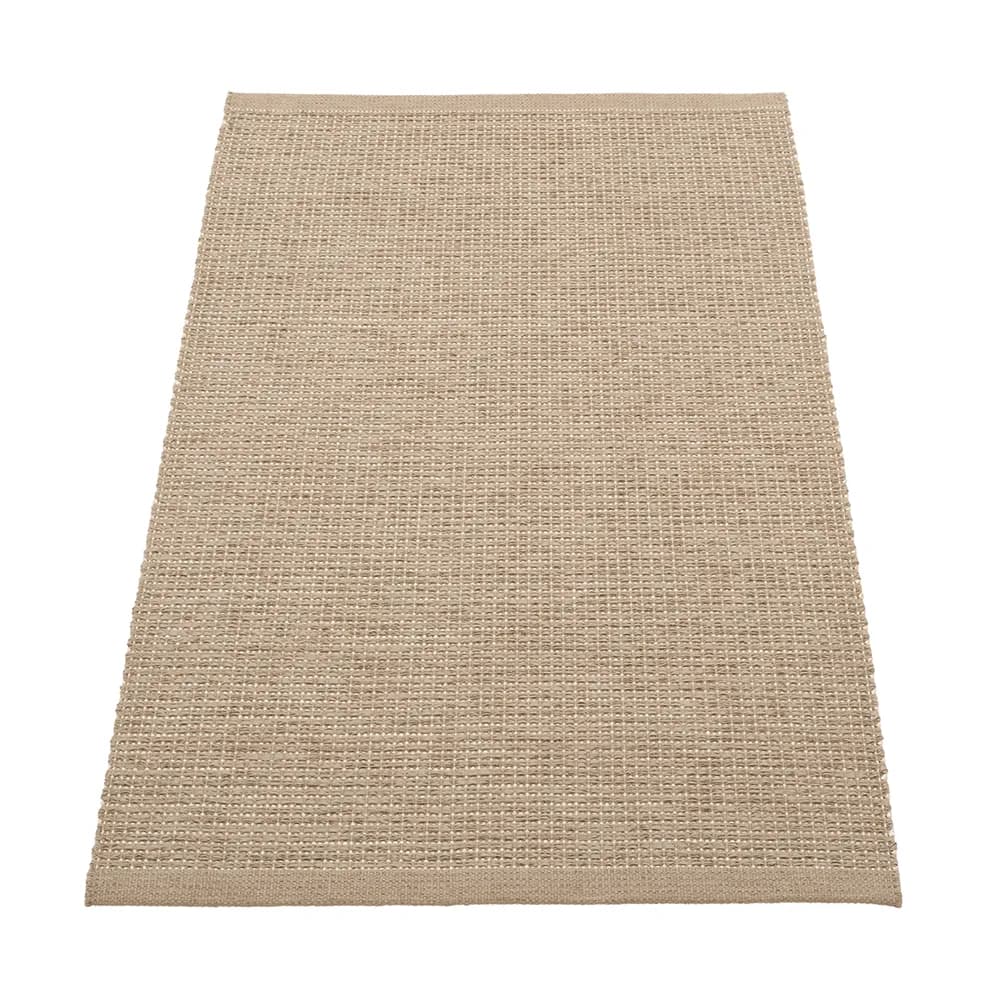 Pappelina, Emm teppich 70 x 120 cm Potato/Beige Metallic