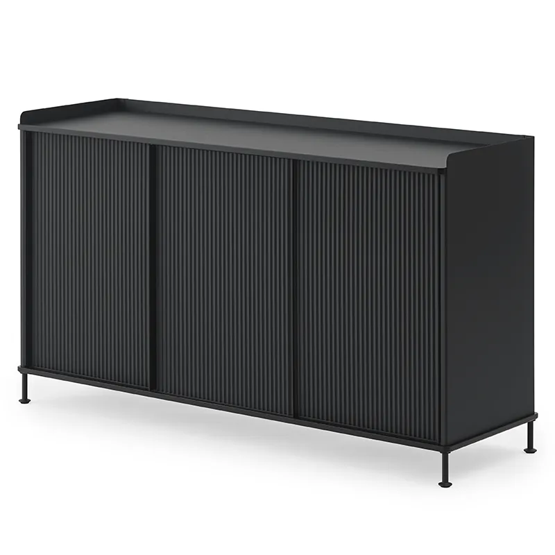 Muuto, Enfold Anrichte 148 x 45 cm - Black Anthracite Black