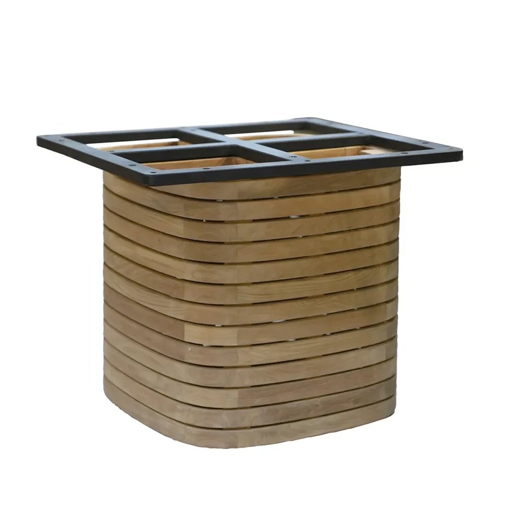 Cane-line, Mellow matbordgestell kvadratisk f/bordsskiva 144x144 cm Teak