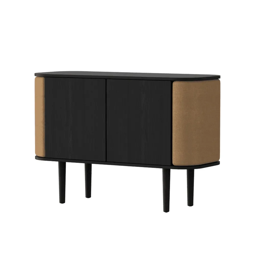 Umage, Treasures 2-türiger Schrank Schwarze Eiche/Sugar Brown