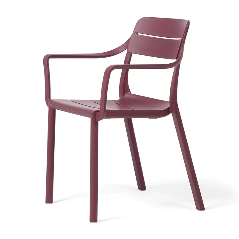 Nardi, Cassia stuhl mit armlehne Borgogna
