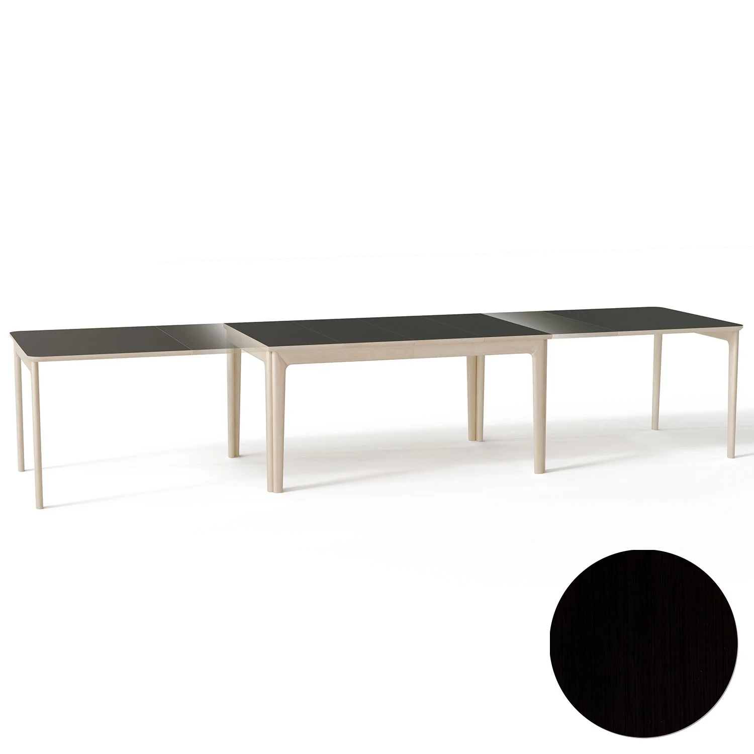 Skovby, Sm26 Tisch Eiche Schwarz Lack 155-308/359X101X74Cm