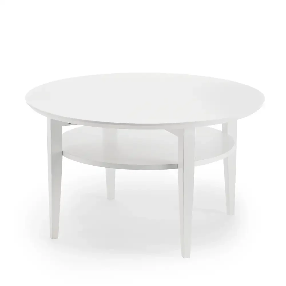 Torkelson, Tango Couchtisch Ø90 cm Eiche weiß gebeizt