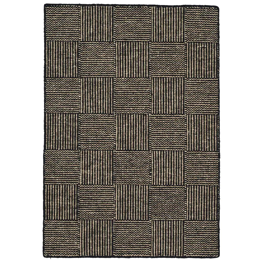 Linie Design Linie Design Chess Teppich Schwarz, 250x350 cm