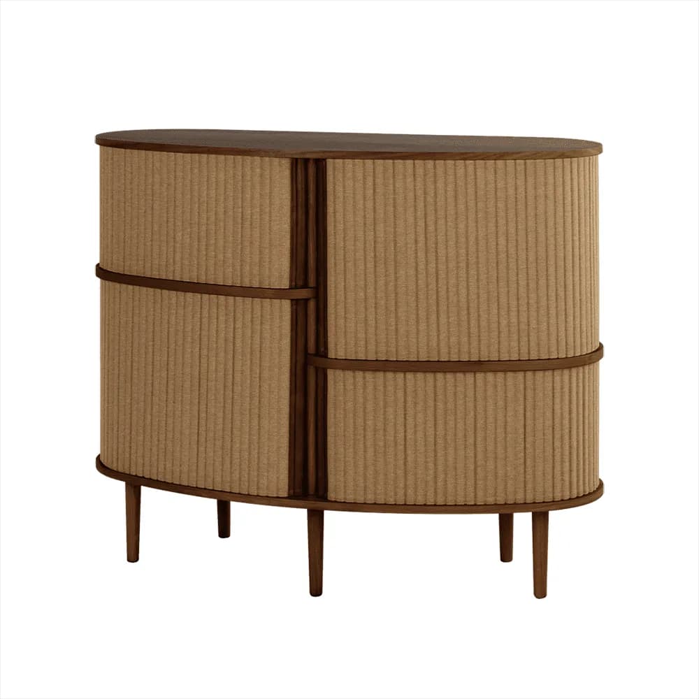 Umage, Audacious Highboard Schrank Dunkle Eiche/Sugar Brown