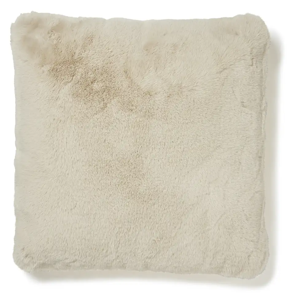 Skinnwille, Fluffy Kissenbezug 45x45 cm Beige