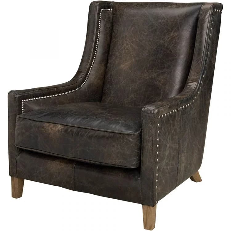 AW44 Ledersessel Fudge