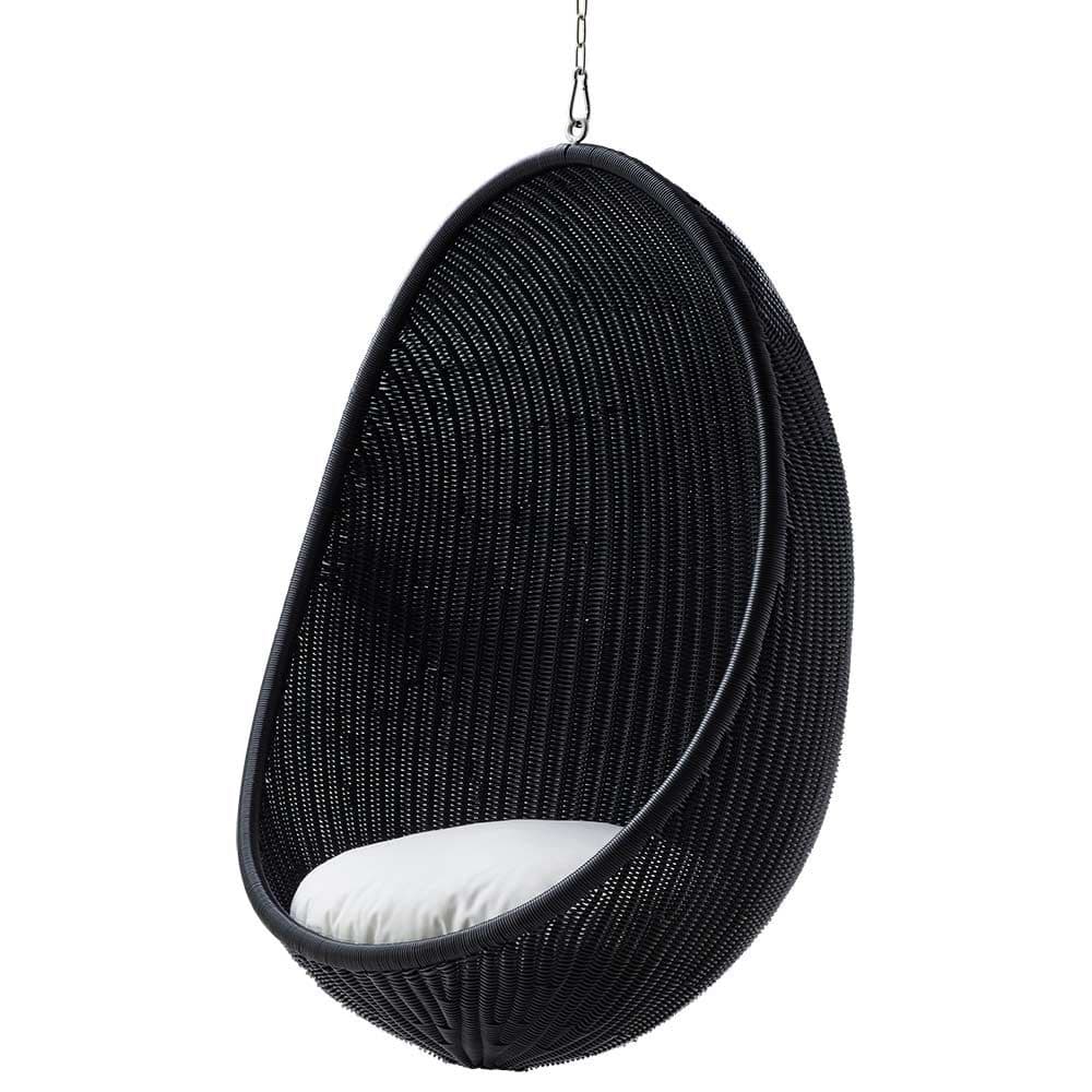 Sika Design, The Hanging Egg Chair Outdoor, Schwarz