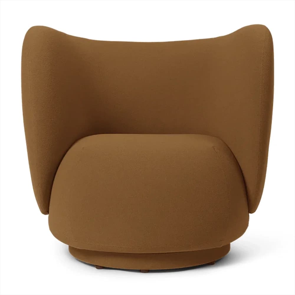 Ferm Living, Rico Lounge sessel Grain - Caramel