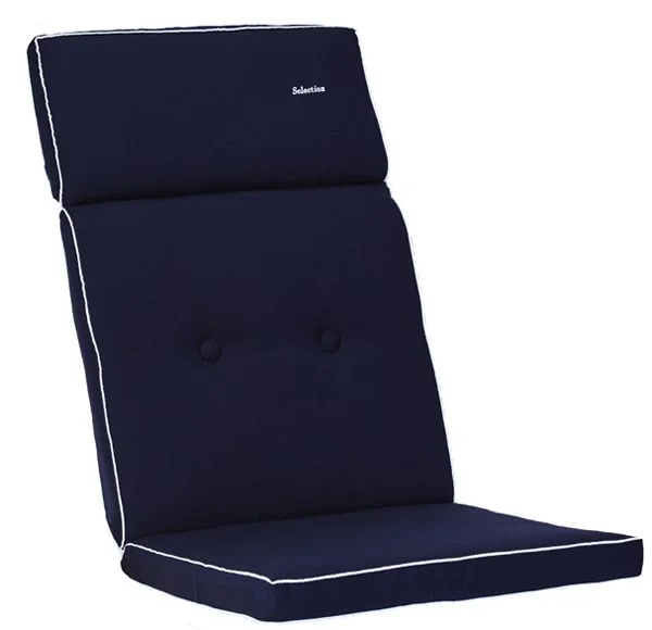 Fritab, Selection Liegestuhl kissen 45 Marineblau