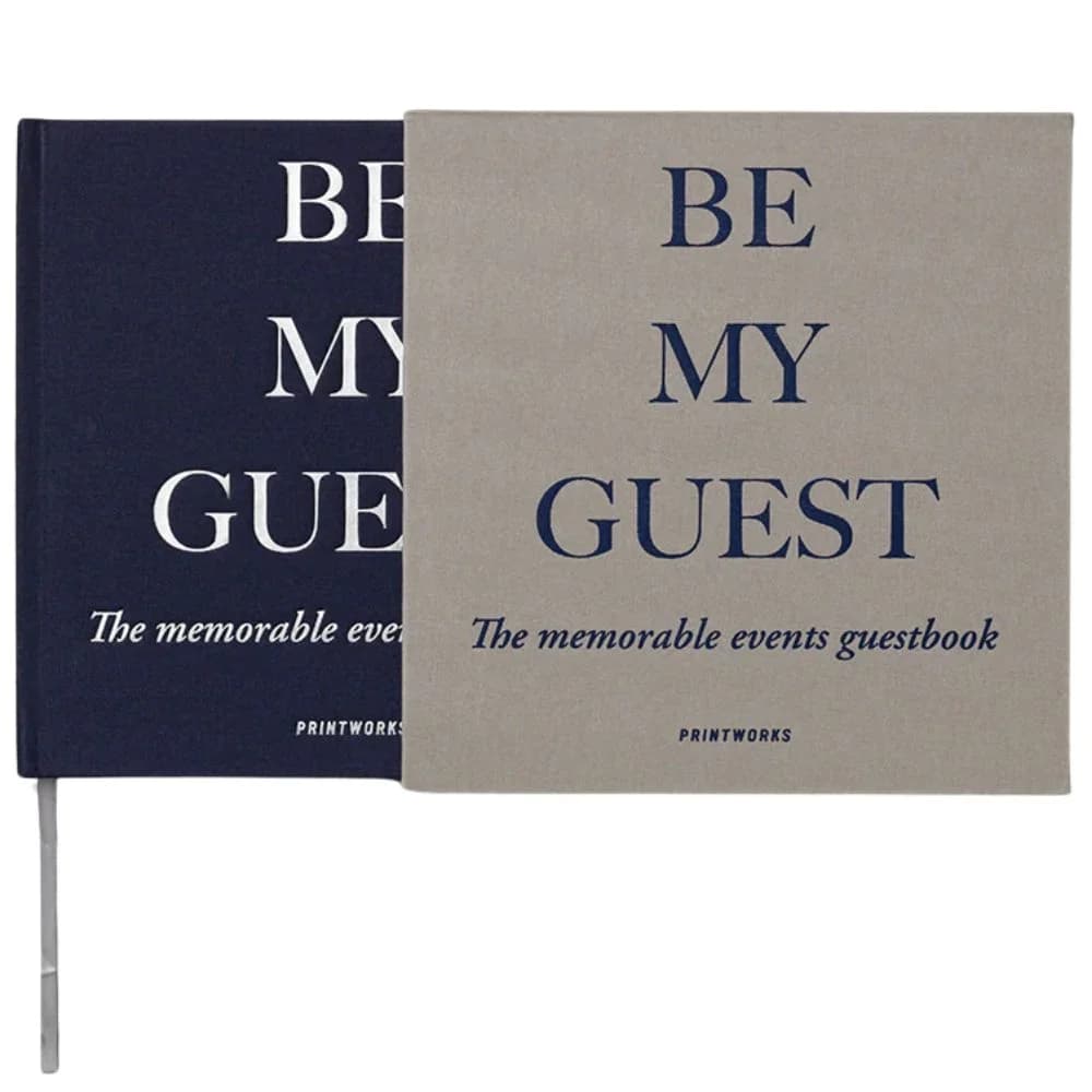 Printworks, Gästebuch-Grau/Blau