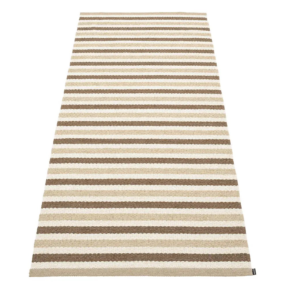 Pappelina, Teo Teppich 85x200 cm Brown/Beige/Vanilla