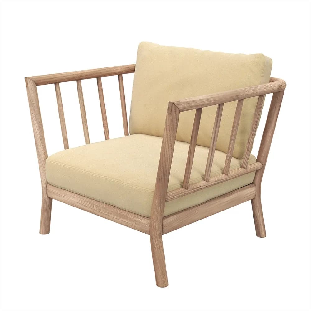 Skagerak, Tradition Sessel Honiggelb / Teak