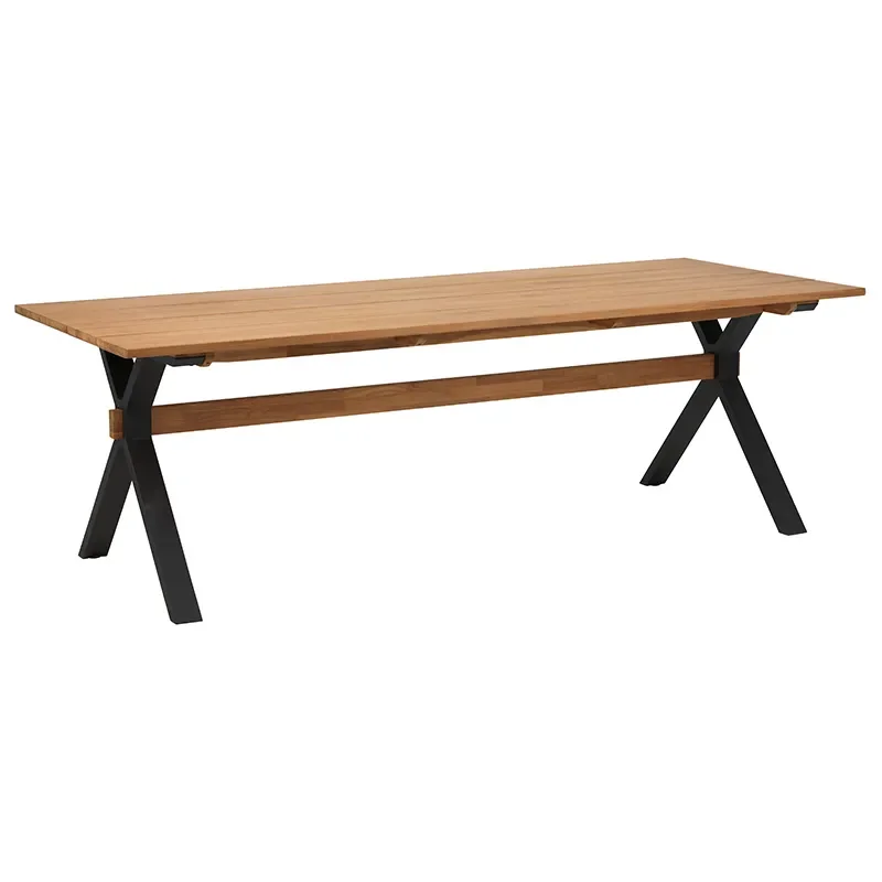 Brafab, Mark esstisch 95x230 cm schwarz / teak