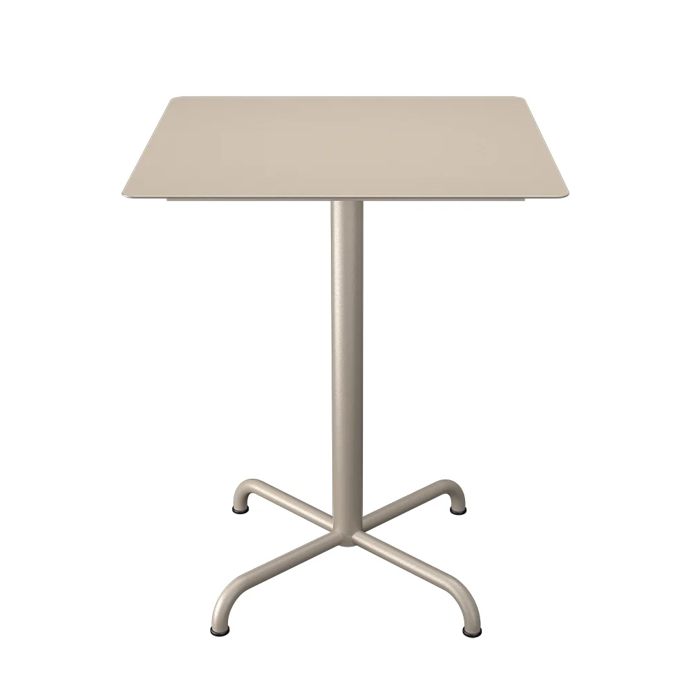 Houe, PICO Cafétisch 60x60 cm, Gestell 4 Beine Beige