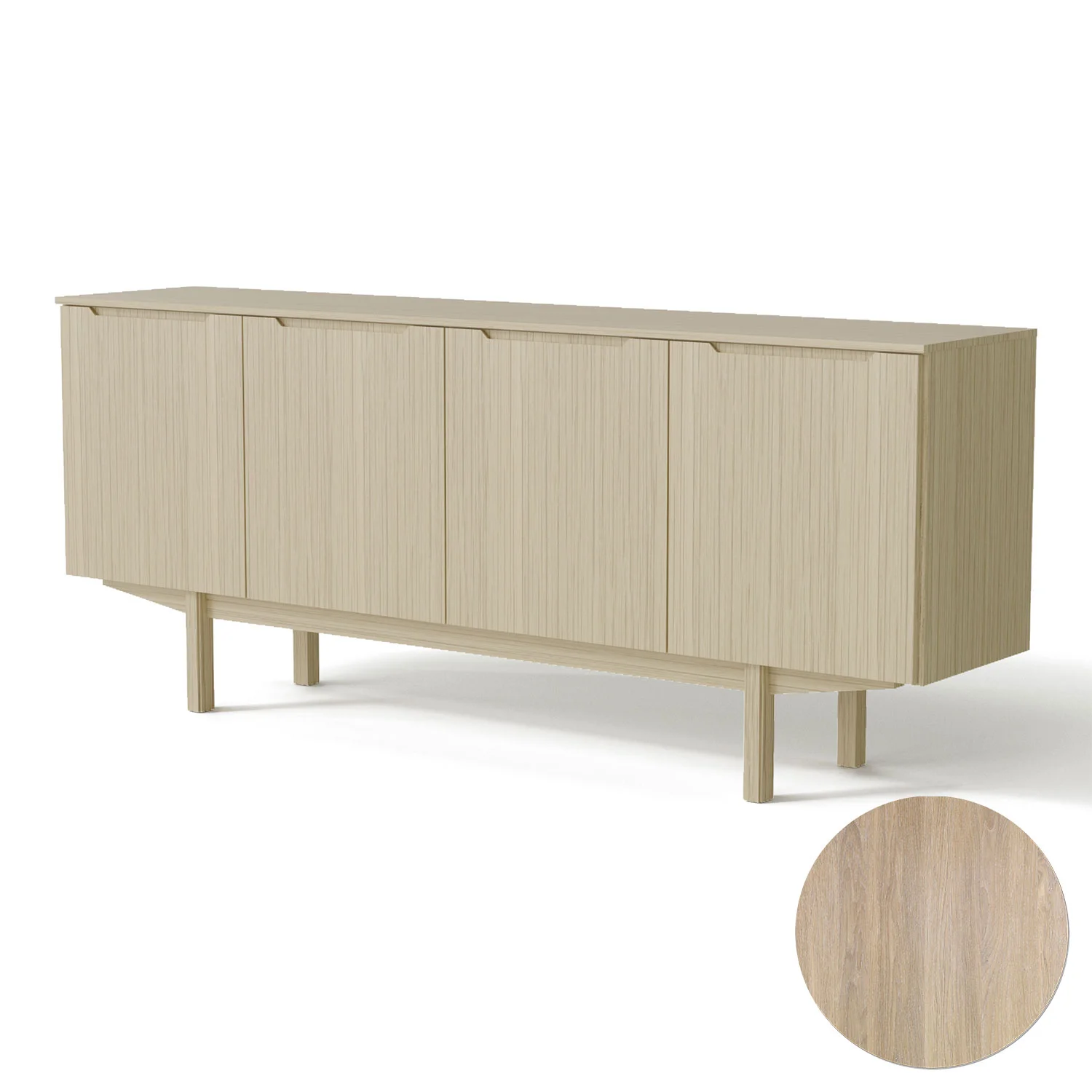 Skovby, Sm306 Sideboard Eiche Weißöl 194 Cm
