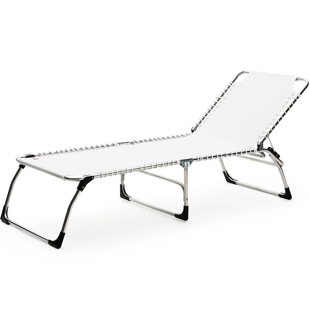 Fiam, Casanova Sonnenliege weiß Aluminium/Textilene