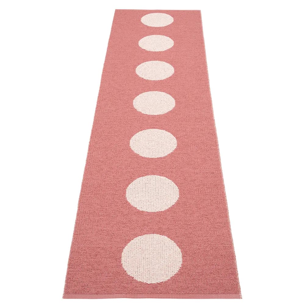Pappelina, Vera Pop teppich Blush/Pearl Pink 70 x 280cm