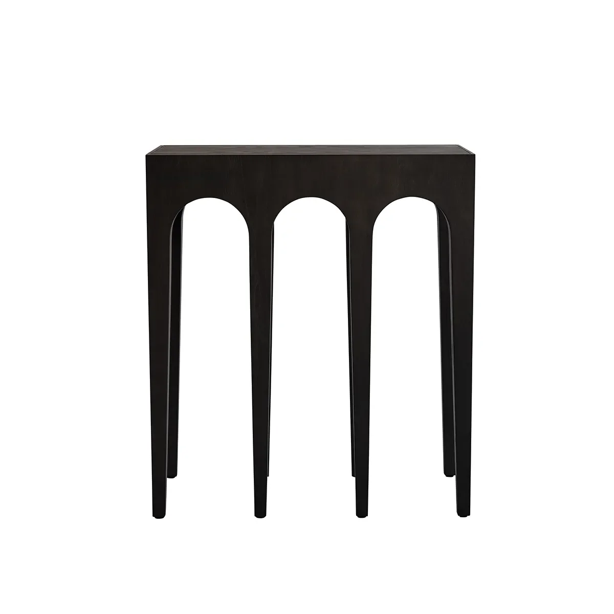 101 Copenhagen, Bow Konsolentisch klein - Coffee Black Oak