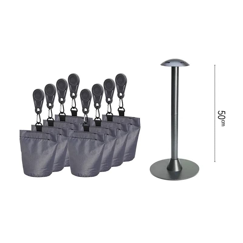 Platinum Aerocover, Säule mit 8 Gewichten universal