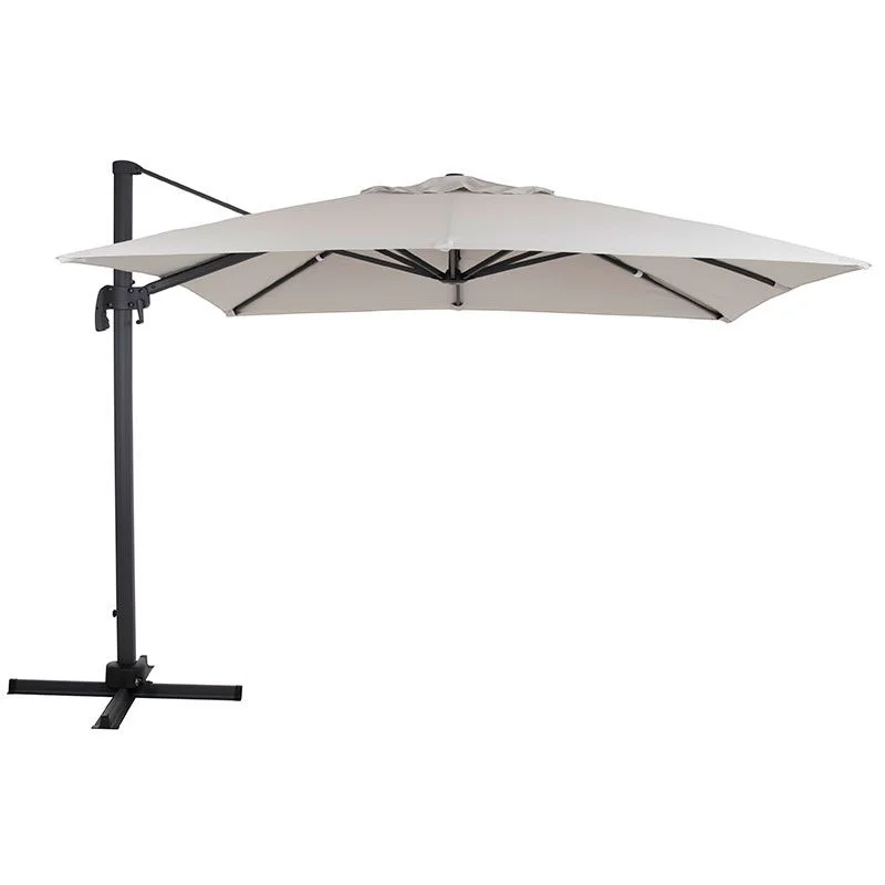 Brafab, Freihängender Sonnenschirm Linz 300x300 cm grau/khaki