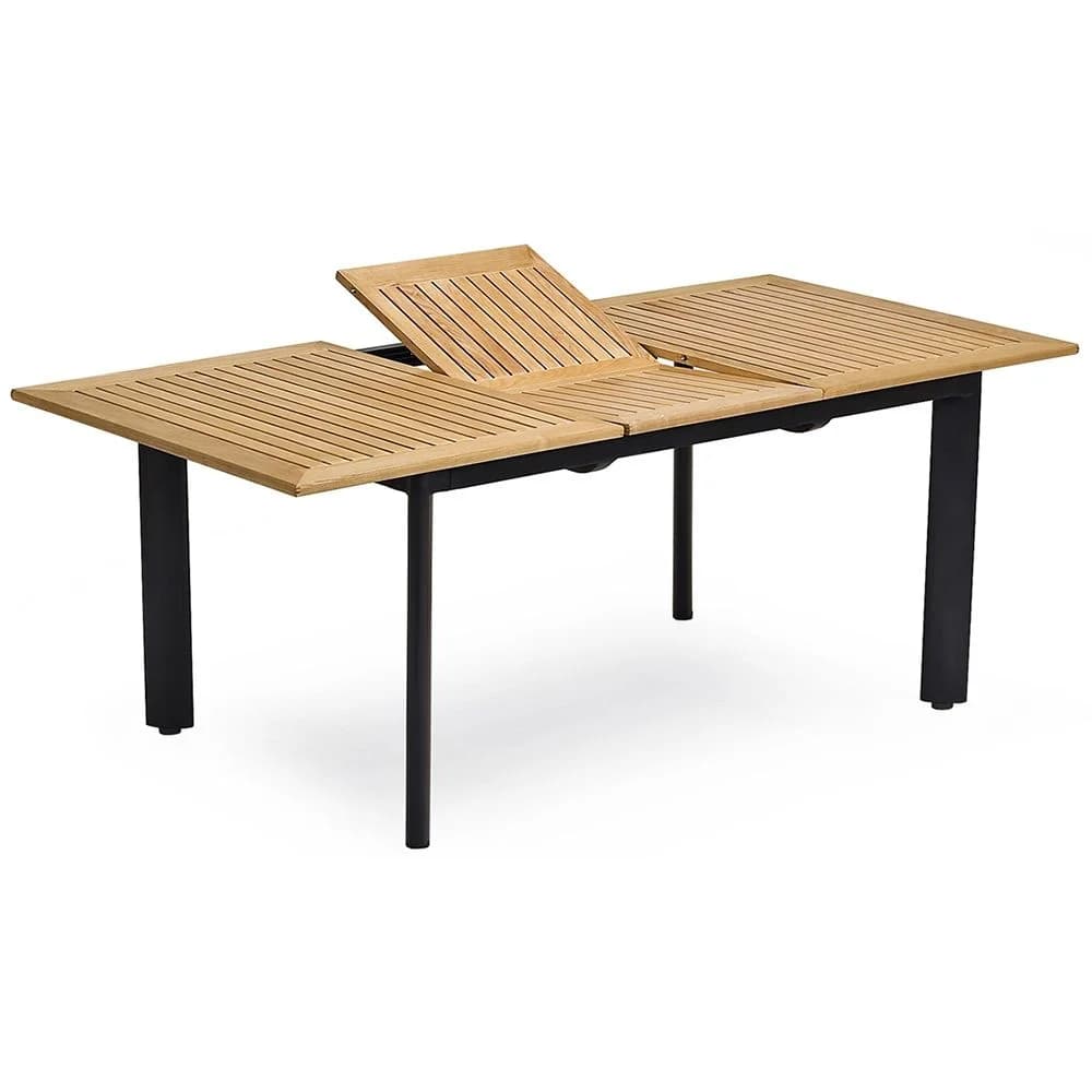 Hillerstorp, Nydala Esstisch 96X150-200 Cm Schwarz/Teak