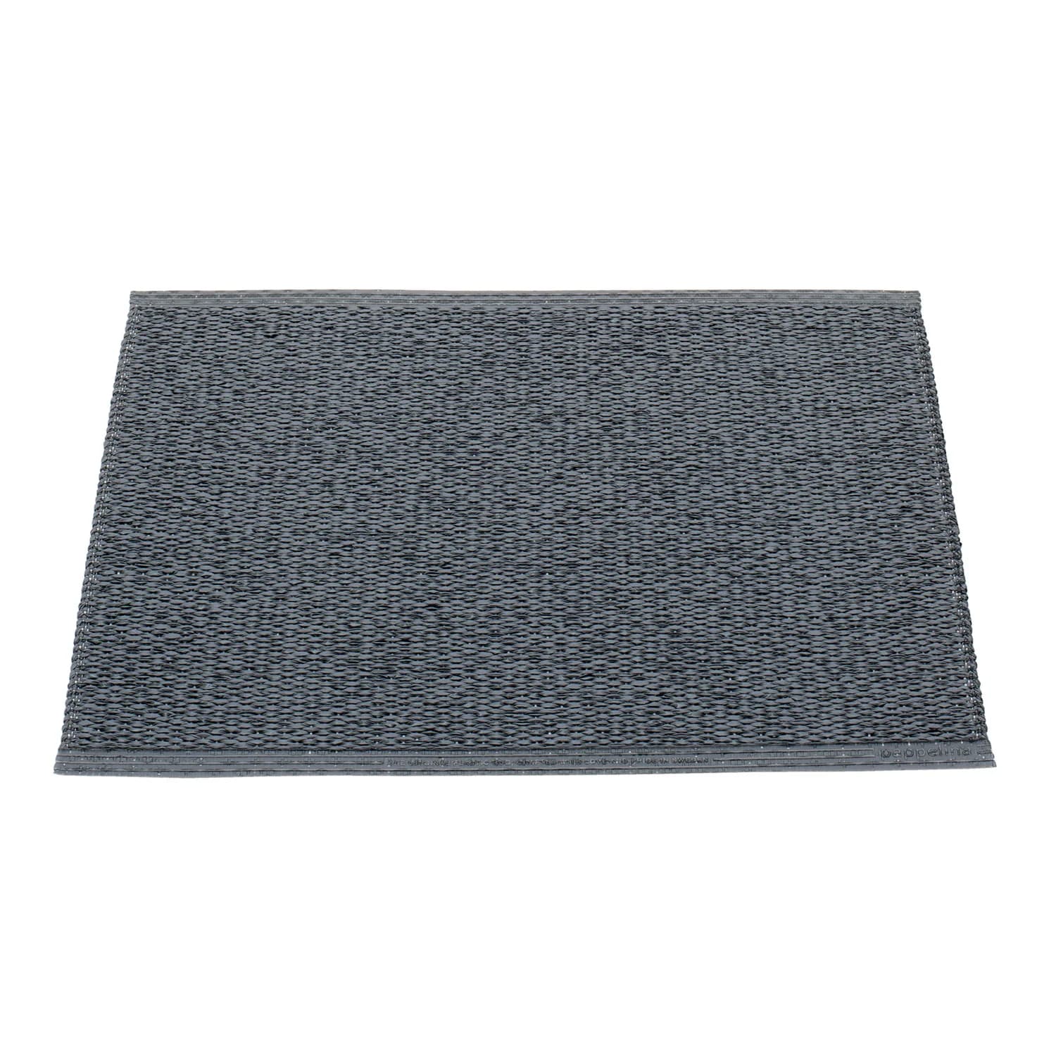 Pappelina, Svea Teppich 70x50 cm granit / black metallic