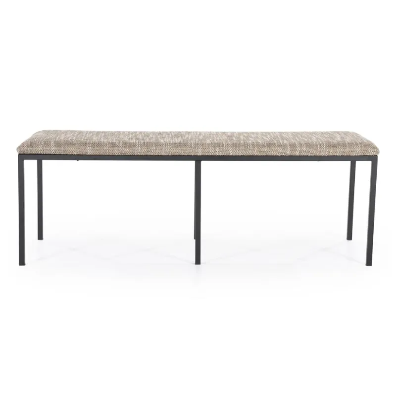 By-Boo, Lass Bank 135x45x47 cm Polyester braun