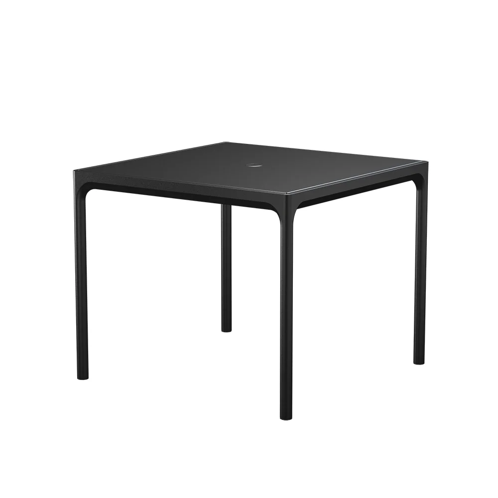 Houe, FOUR Aluminiumtisch 90x90 cm schwarz