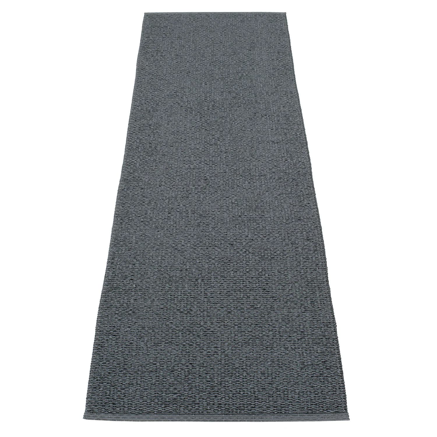 Pappelina, Svea Teppich 70x240 cm granit / black metallic