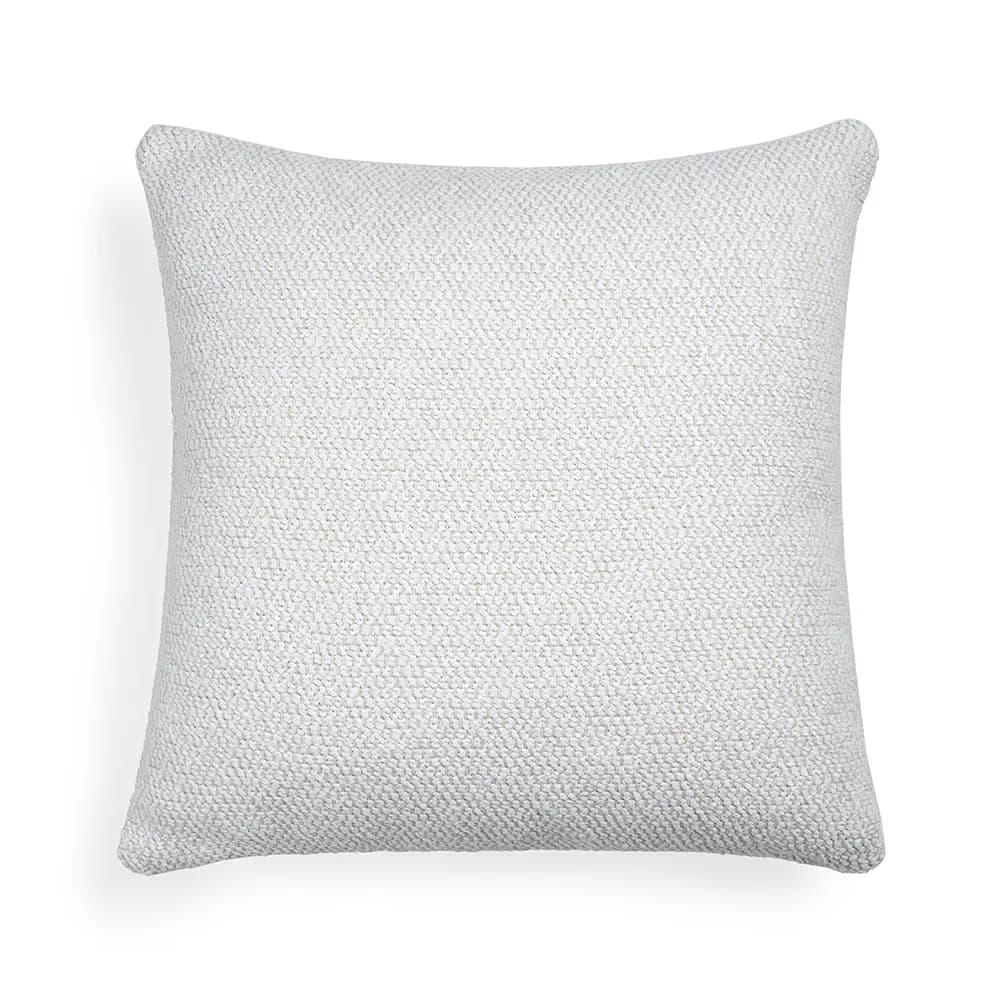 Ethnicraft, Boucle Ornamental Kissen 50x50 cm Weiß