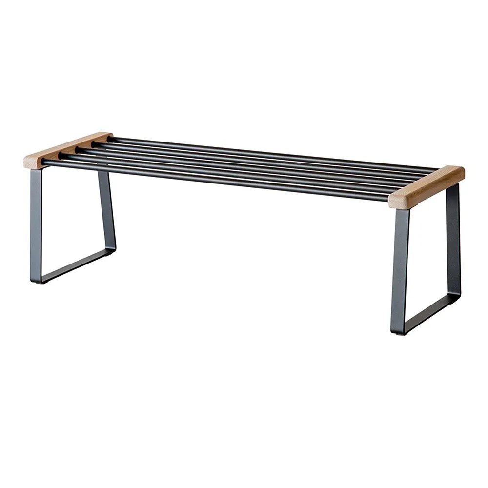Oscarssons Möbel, Cora Schuhregal 90 cm Eiche lackiert