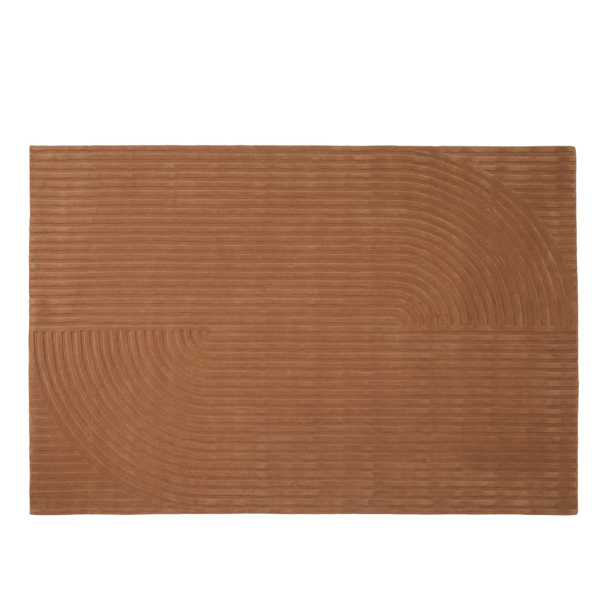 Muuto, Relevo Teppich Quattro - 200 x 300 cm - Burnt Orange Muuto