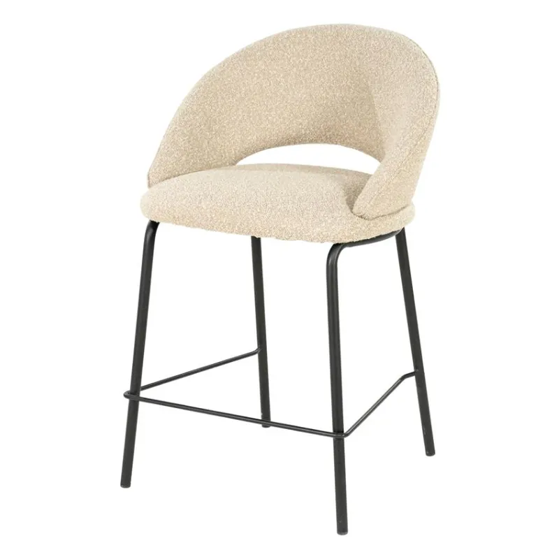 By-Boo, Nido Barhocker 57x54x92 cm taupe