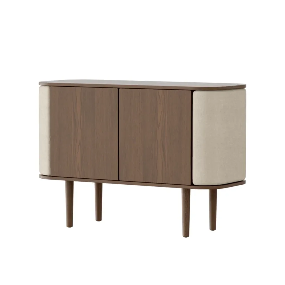 Umage, Treasures 2-türiger Schrank, dunkle Eiche/White Sands