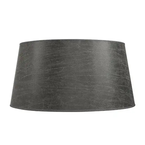 Artwood, Lampenschirm Classic L Niedrig Leder Grau