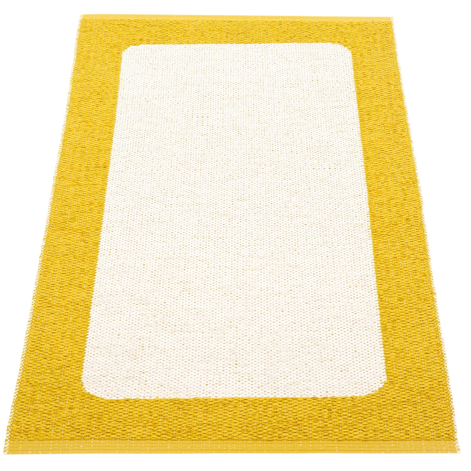 Pappelina, Ilda Teppich 70x120 cm mustard / vanilla