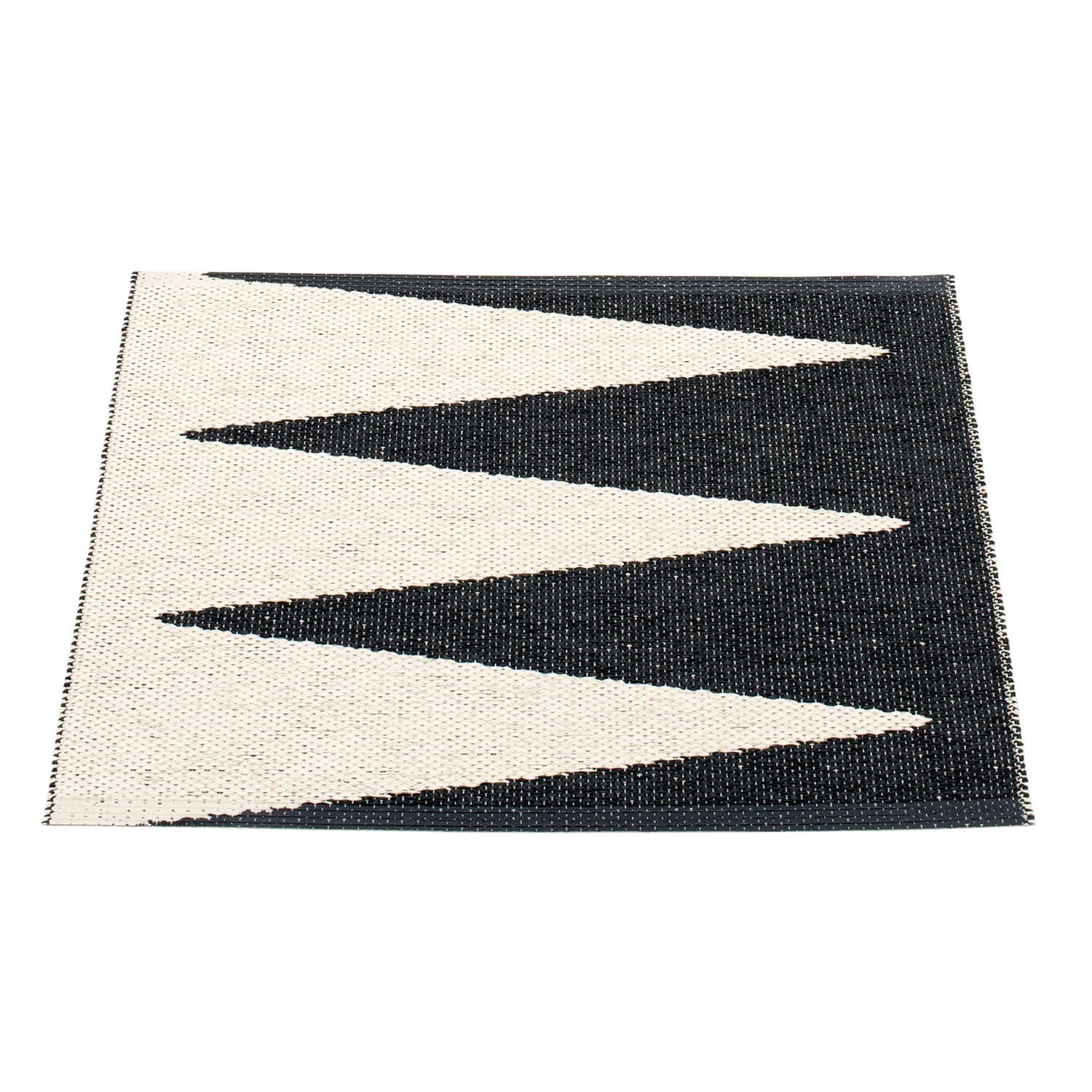 Pappelina, Vivi Teppich 70x60 cm black / vanilla