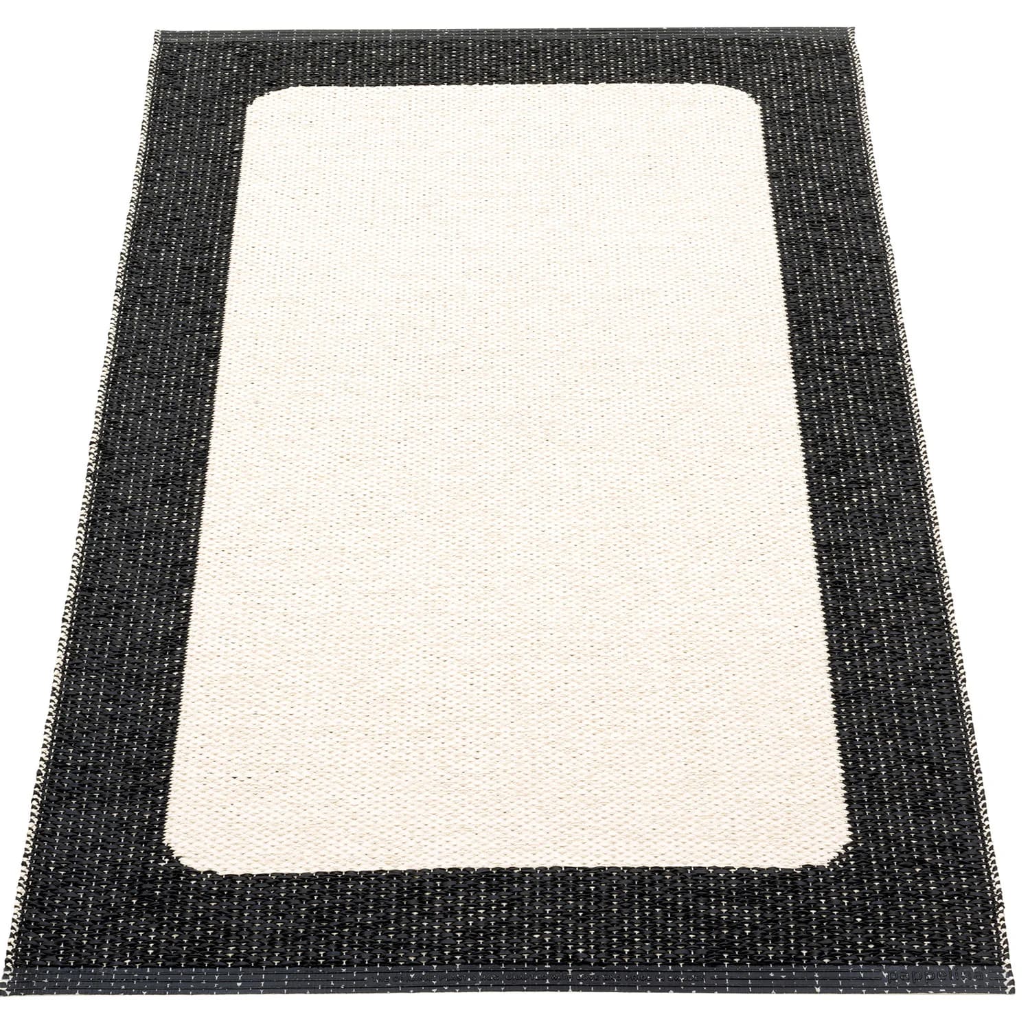 Pappelina, Ilda Teppich 70x120 cm black / vanilla