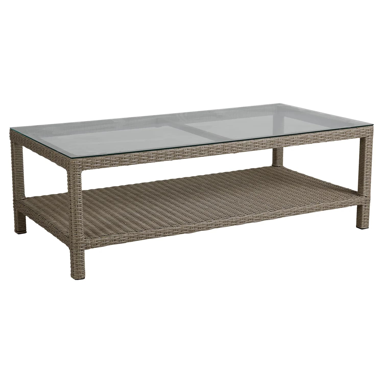Brafab, Funkia Couchtisch 70x140 beige/Glas