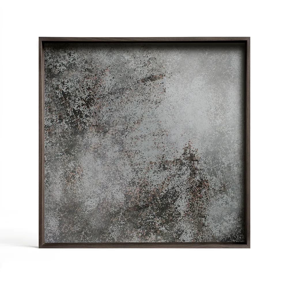 Ethnicraft, Aged tablett 38x38 cm clear
