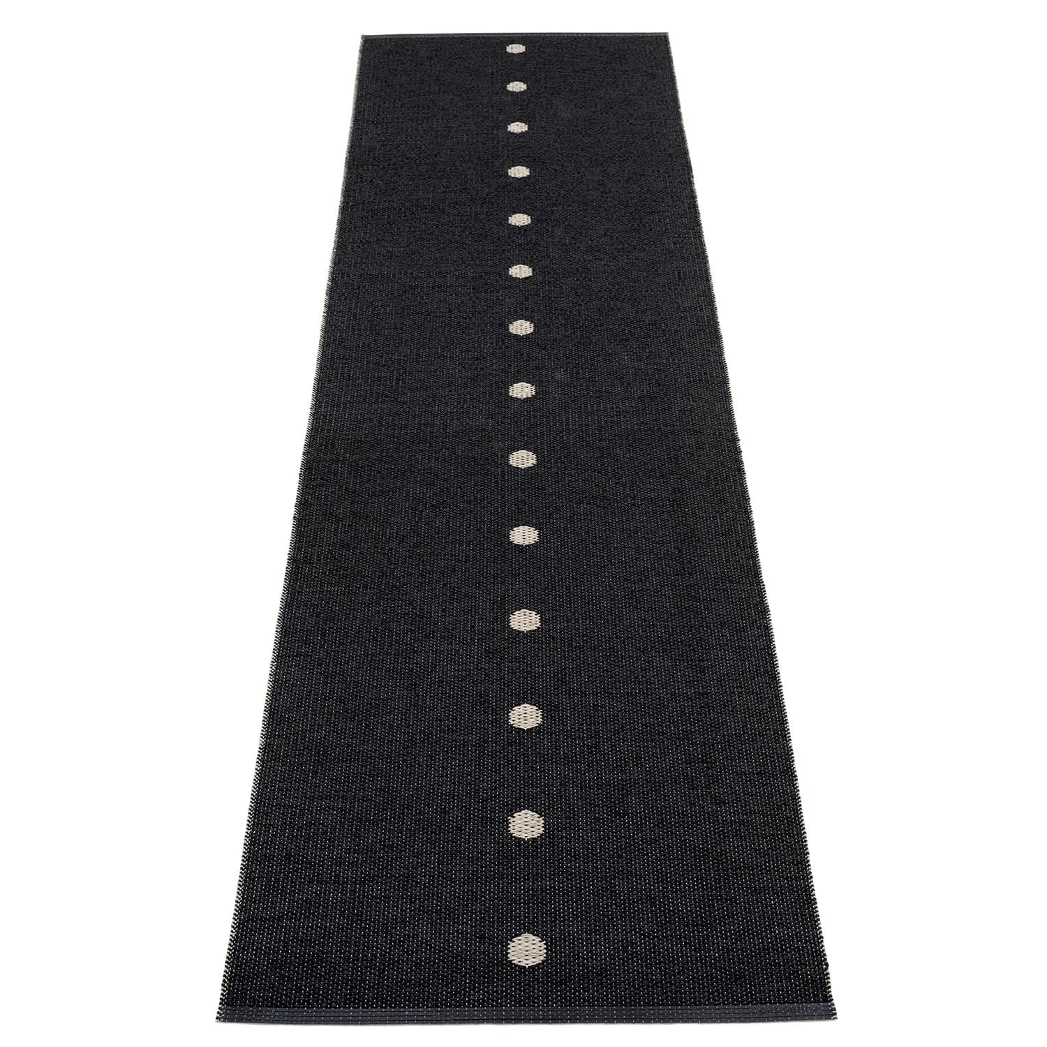 Pappelina, Peg Teppich 70x280 cm black / linen