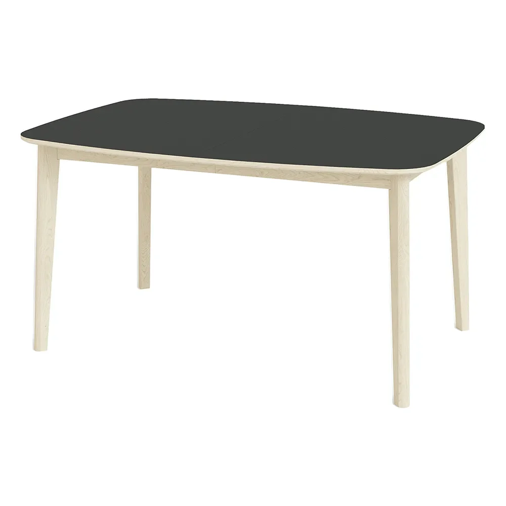 Skovby, Sm118 Tisch Eiche Weiß Öl/Schwarz Nano-Laminat